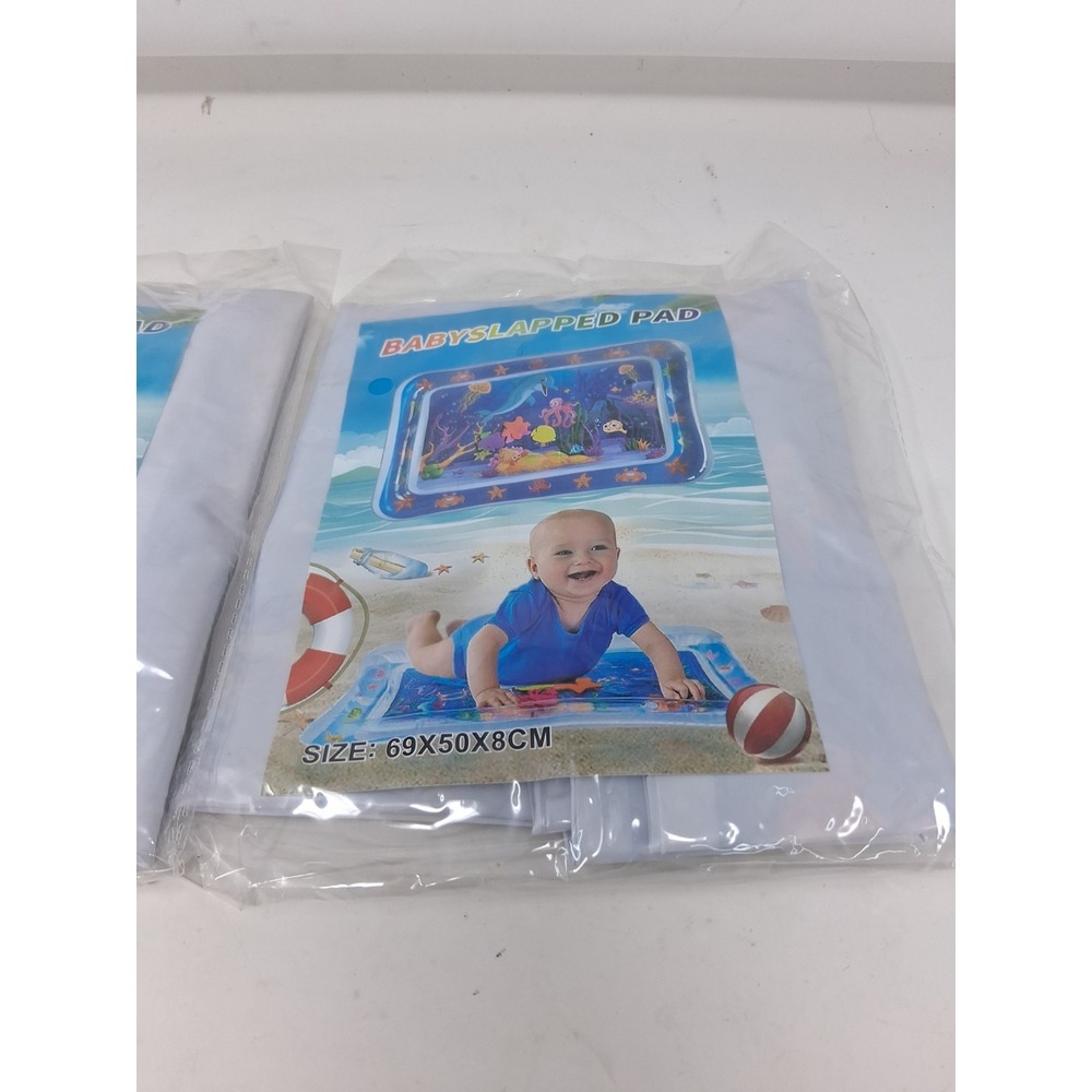 2 Tummy Time Water Mat Inflatable Bby Water Play Mat for 3 6 9 Months Newborn. S - Picture 3 of 4